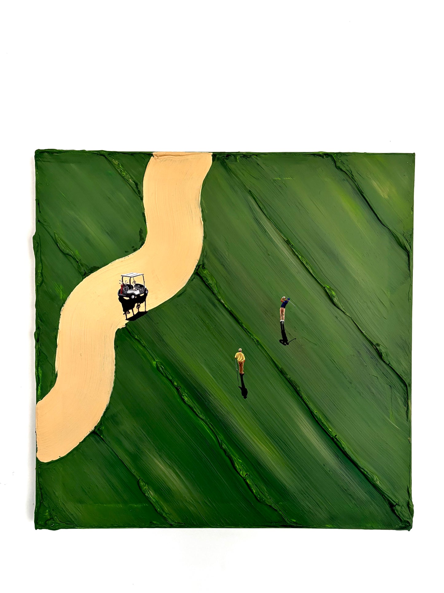 Drive | Handmade Abstract Golf Painting