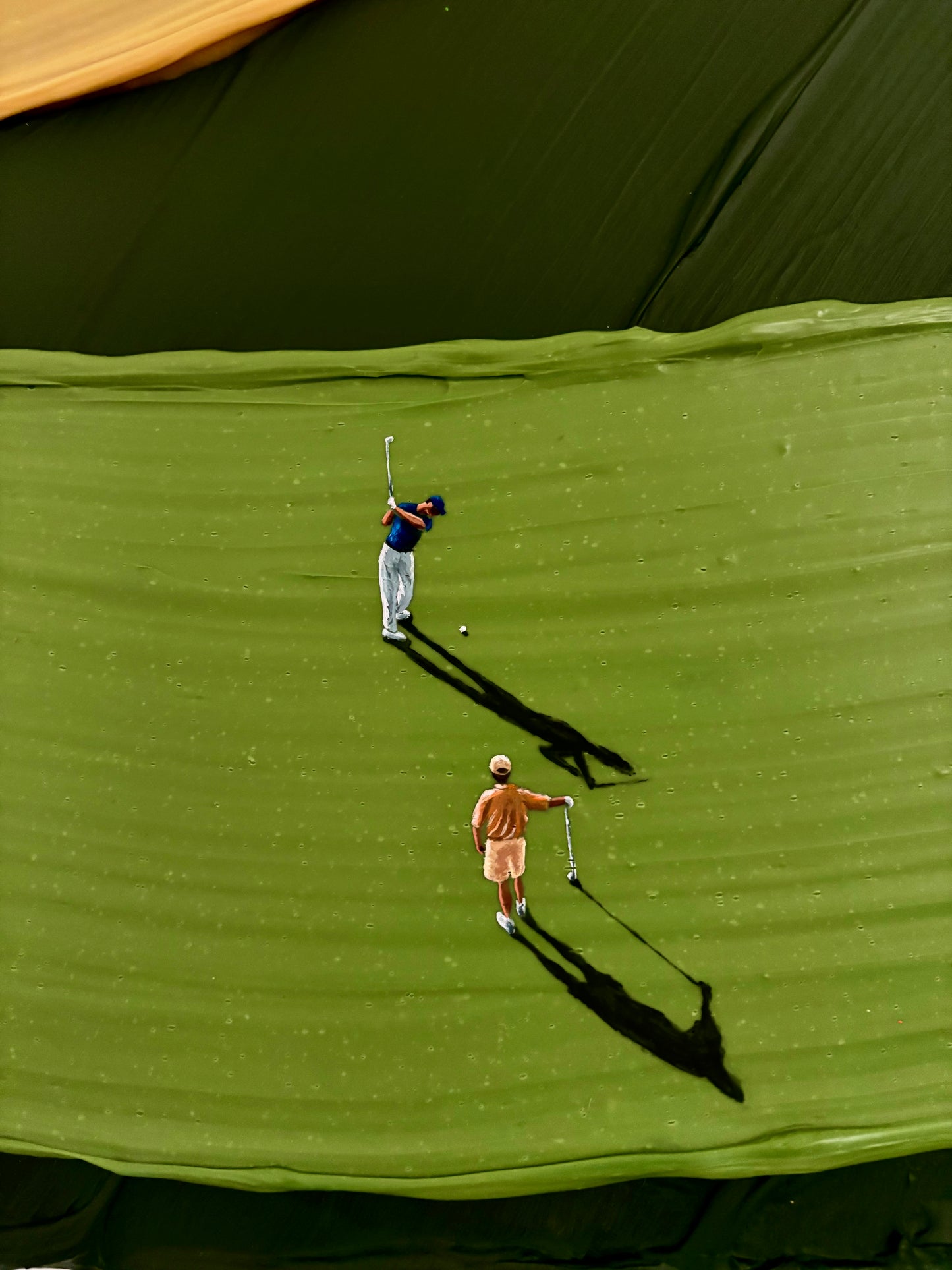 Parallel Play | Handmade Abstract Golf Painting