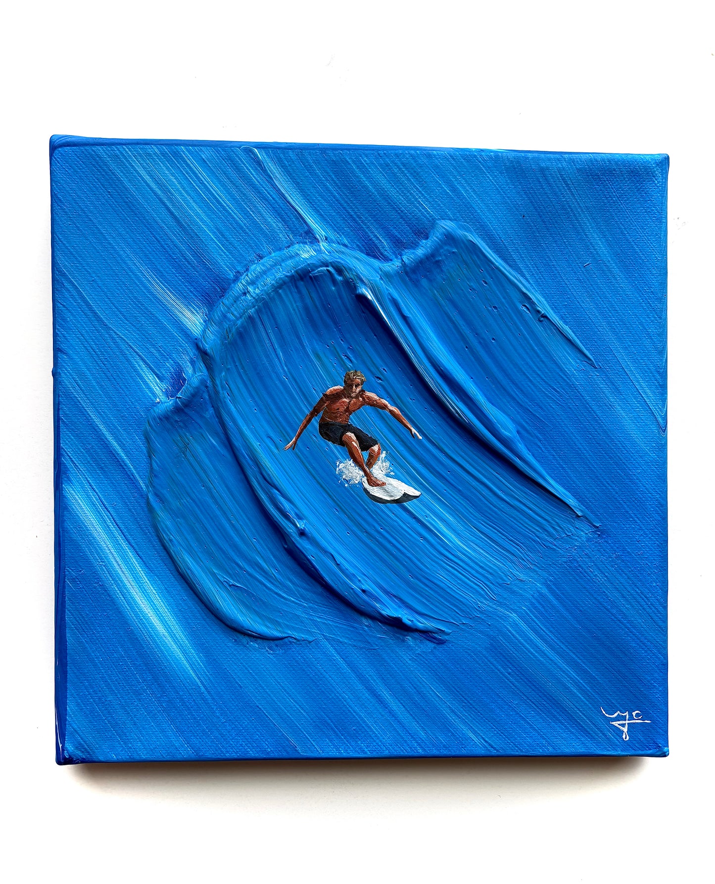 Perfect Wave | Handmade Abstract Surf Painting