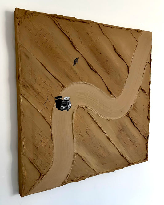Return to Sand | Handmade Abstract Desert Painting