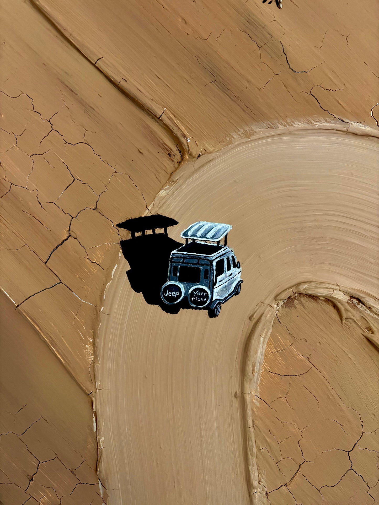 Return to Sand | Handmade Abstract Desert Painting