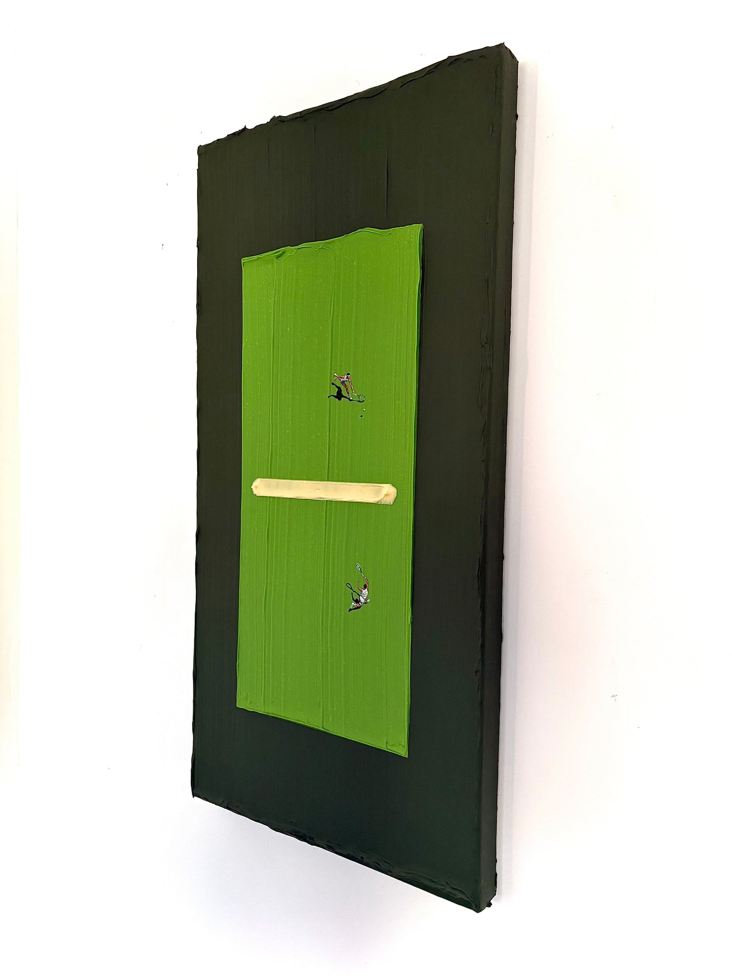 Court Vision | Handmade Abstract Tennis Painting