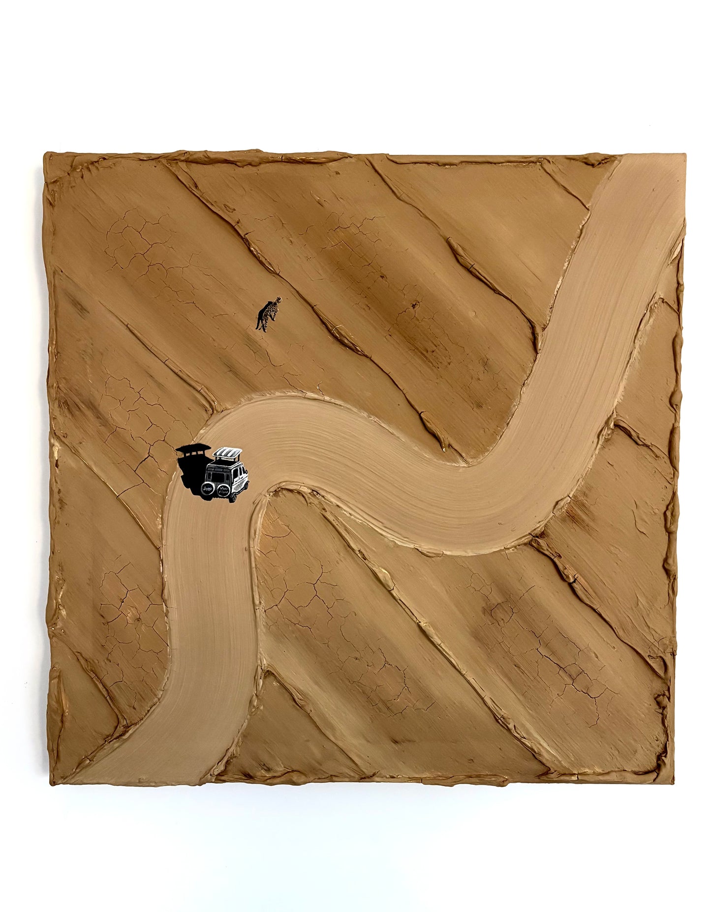 Return to Sand | Handmade Abstract Desert Painting