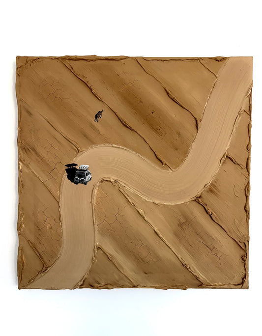 Return to Sand | Handmade Abstract Desert Painting