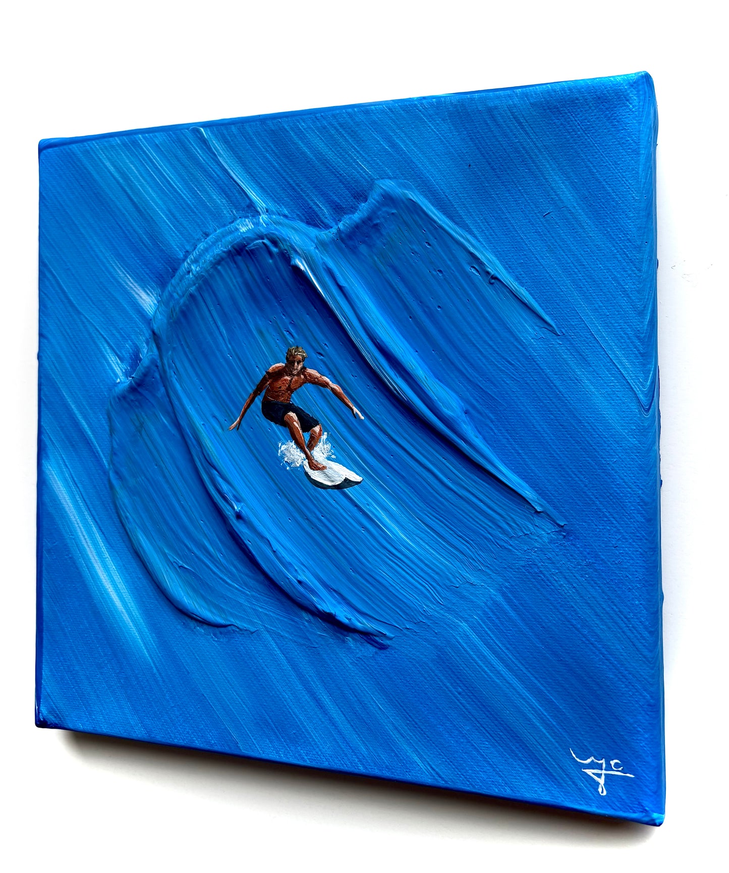Perfect Wave | Handmade Abstract Surf Painting