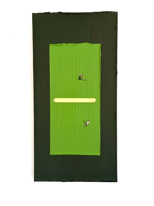 Court Vision | Handmade Abstract Tennis Painting